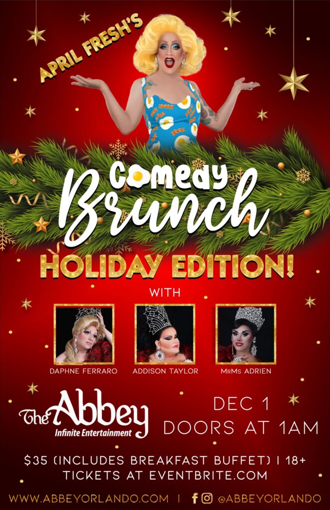 April Fresh Drag Brunch Holiday Edition