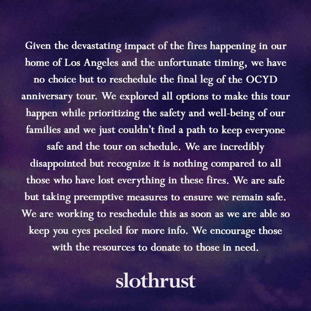 Slothtrust – POSTPONED